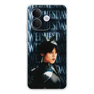 Чохли Венсдей на Xiaomi Redmi Note 17 Pro Уенсдей (AlphaPrint) (Венздей кішка)