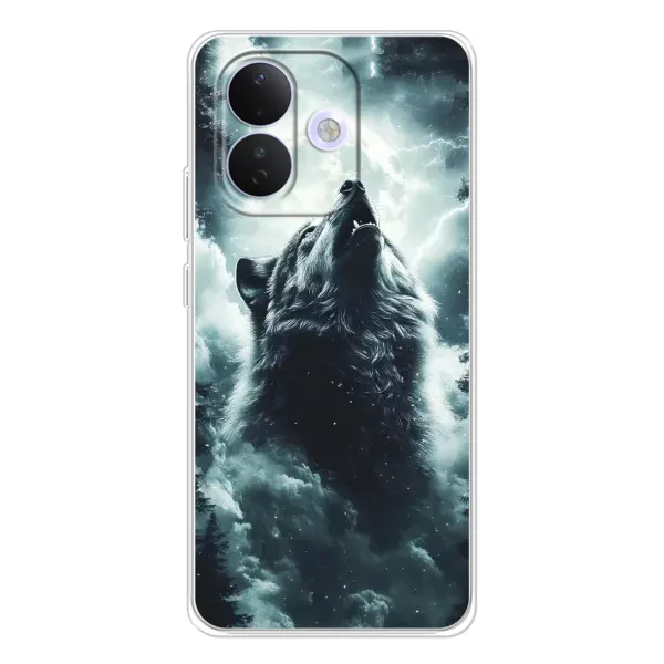 Чехол с принтом «Волк в облаках» для Xiaomi Redmi Note 17 Pro Чехол с принтом «Волк в облаках» для Xiaomi Redmi Note 17 Pro