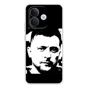Чехол для Xiaomi Redmi Note 17 Pro (AlphaPrint - с принтом Зеленского) (Зеленский АРТ)