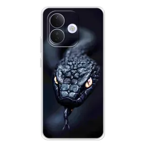 Чехол с картинкой «Хищники» для Xiaomi Redmi Note 17 Pro (Черная змея)