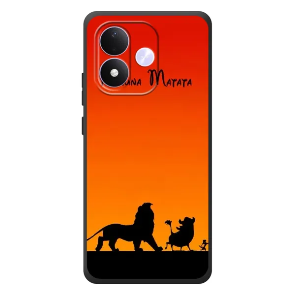 Чохол з принтом «Акуна Матата закат» для Xiaomi Redmi Note 17