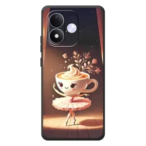 Чехол с мемом Тралалело тралала на Xiaomi Redmi Note 17 (Балерина капучина)