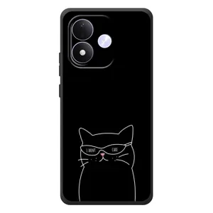 Чохол з малюнком кіт на Xiaomi Redmi Note 17 (Байдужий кіт)