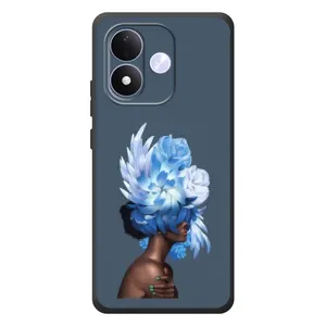 Чехлы (ART) Цветы на Xiaomi Redmi Note 17 (VPrint) (Квіти на голові)