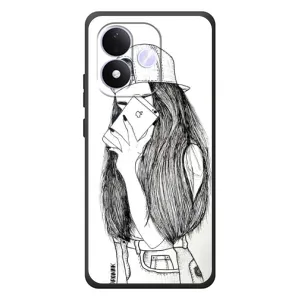 Чехол с печатью для Xiaomi Redmi Note 17 - (Мода) (AlphaPrint) (Фото девочки)
