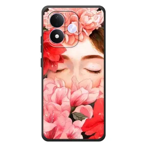 Чехлы (ART) Цветы на Xiaomi Redmi Note 17 (VPrint) (Очі в квітах)