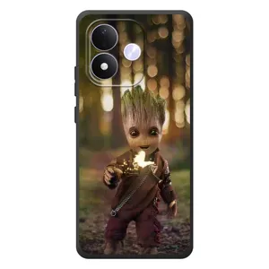 Чехол МАРВЕЛ для Сяоми Редми Ноут 17 (AlphaPrint) (I am Groot)