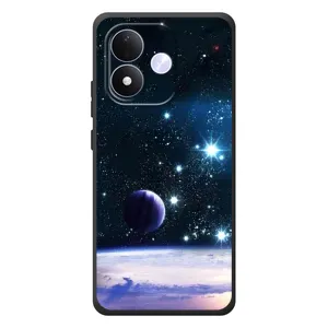 Космические Чехлы для Сяоми Редми Ноут 17 (VPrint) (Космический вид)