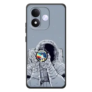 Чехол NASA для Xiaomi Redmi Note 17 (AlphaPrint) (Космонавт фото)