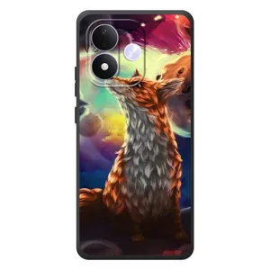 Чохли з картинкою Лисичка для Xiaomi Redmi Note 17 (VPrint) (Лисичка в космосі)