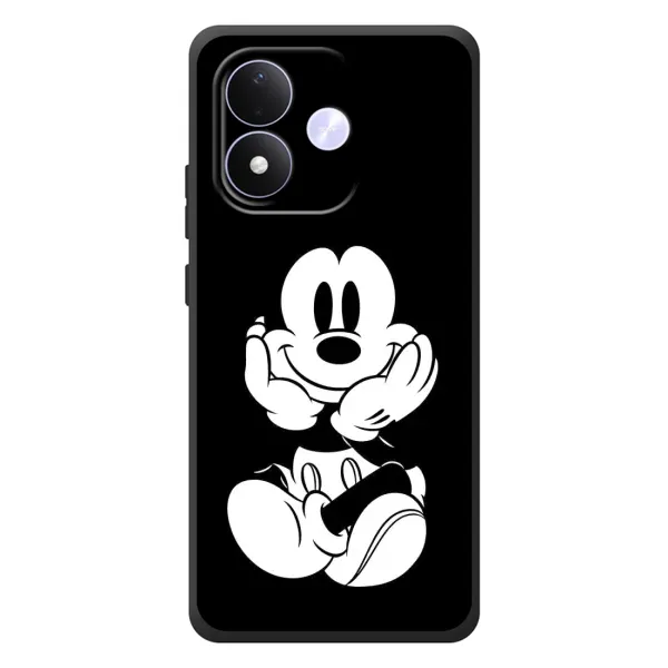 Чехол с принтом «Микки на черном» для Xiaomi Redmi Note 17