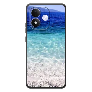 Силиконовый чехол с КАРТИНКАМИ лето для Xiaomi Redmi Note 17 (AlphaPrint) (Море)