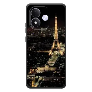 Чехол Эйфелева Башня для Xiaomi Redmi Note 17 - (AlphaPrint) (Ночной Париж)