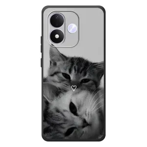 Чохол з малюнком кіт на Xiaomi Redmi Note 17 (Пара котів)