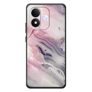 Мраморный чехол на Xiaomi Redmi Note 17 (VPrint) (Пурпурный Мрамор)