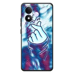 Чохол з принтом для Xiaomi Redmi Note 17 (AlphaPrint - Знак сердечка) (Радужне серце)