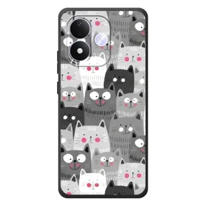 Чохли з Котиками для Xiaomi Redmi Note 17 (VPrint) (Мальовані котики)