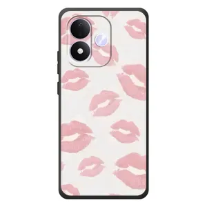 Чехол с розовым рисунком для Xiaomi Redmi Note 17 (Розовые губы)