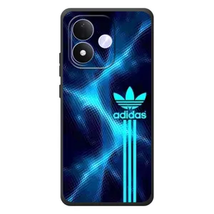Чохли Адидас для Xiaomi Redmi Note 17 (AlphaPrint) (Синій Адідас)