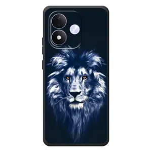 Чохол з картинкою ЛЕВ для Xiaomi Redmi Note 17 (VPrint) (Синій Лев)