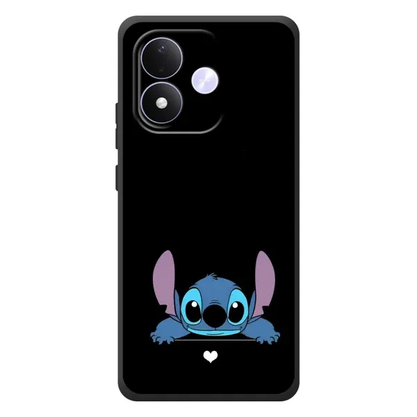 Чехол с принтом «Стич на черном» для Xiaomi Redmi Note 17 Чехол с принтом «Стич на черном» для Xiaomi Redmi Note 17