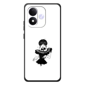 Чехлы Венсдей на Xiaomi Redmi Note 17 Уэнсдей (AlphaPrint) (танец Уэнздей)