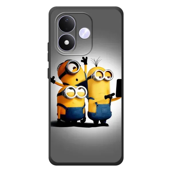 Чехол с принтом «Три миньона» для Xiaomi Redmi Note 17