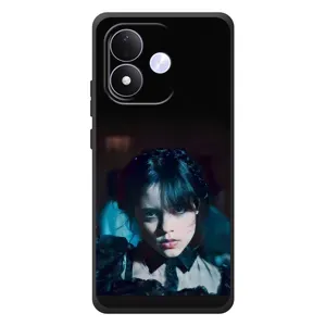 Чехлы Венсдей на Xiaomi Redmi Note 17 Уэнсдей (AlphaPrint) (взгляд Уэнздей)