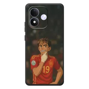 Чохол з футболістом Ламін Ямаль Xiaomi Redmi Note 17 (Ямаль аніме)