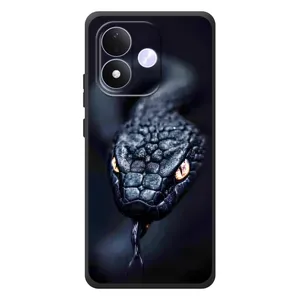 Чохол з картинкою 'Хижаки' для Xiaomi Redmi Note 17 (Чорна змія)