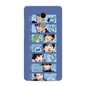 Чохли BTS для Xiaomi Redmi Note 4 (AlphaPrint) (Bangtan)