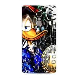 Чехлы для Редми Нот 4 - Scrooge MagDag (PREMIUMPrint) (Биткойн Скрудж)