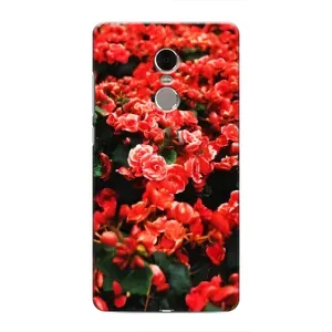 Чохли з квітами для Xiaomi Redmi Note 4 (VPrint) (Квіти червоні)