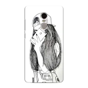 Чехол с печатью для Xiaomi Redmi Note 4 - (Мода) (AlphaPrint) (Фото девочки)