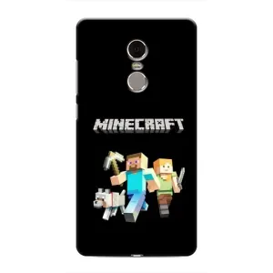 Чохол Майнкрафт на Xiaomi Redmi Note 4 (AlphaPrint) Minecraft (герої Minecraft)
