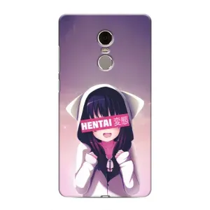 Чехлы Персонажи Аниме Наруто для Xiaomi Redmi Note 4 (AlphaPrint) (Hentai chan)