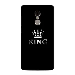 Чехол с Короной Редми Нот 4 - (AlphaPrint) (KING)
