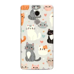 Чехол с рисунком кот на Xiaomi Redmi Note 4 (Коллаж котов)