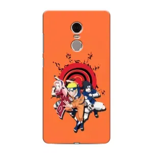 Naruto Anime Чохли для Сяомі Редмі Ноут 4 (AlphaPrint) (команда Наруто)