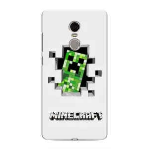 Чохол Майнкрафт на Xiaomi Redmi Note 4 (AlphaPrint) Minecraft (кріпер Майнкрафт)