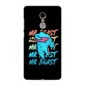 Чохли Містер Біст для Сяомі Редмі Ноут 4 (logo Mr beast)