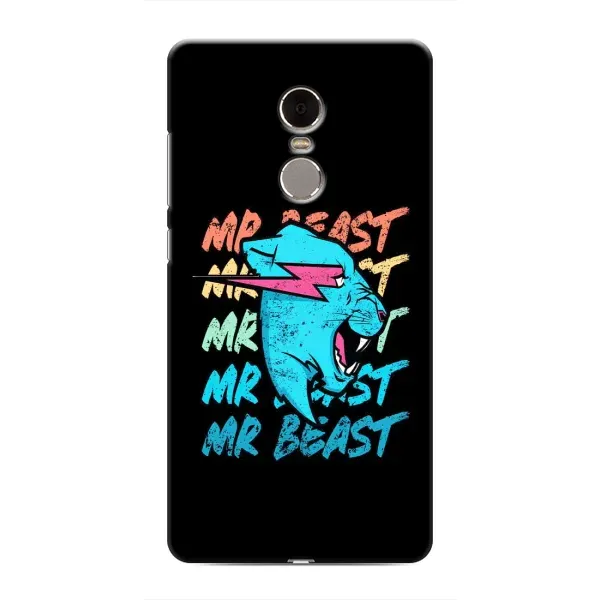 Чехол с принтом «logo Mr beast» для Xiaomi Redmi Note 4