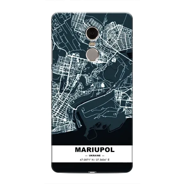 Чохол з принтом «Маріуполь» для Xiaomi Redmi Note 4
