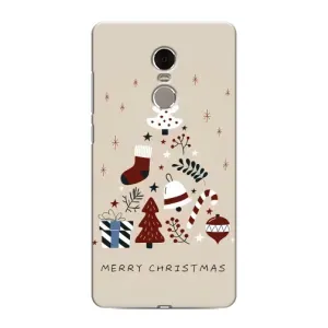 Різдвяні, Святкові Чохли для Сяомі Редмі Ноут 4 (Merry Christmas)