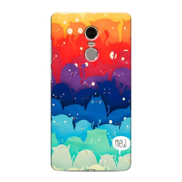 Чехол с принтом «Mew» для Xiaomi Redmi Note 4