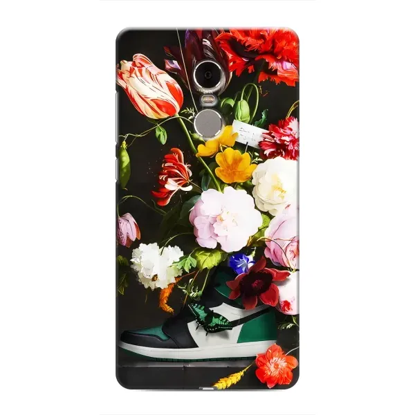 Чехол с принтом «Nike цветы» для Xiaomi Redmi Note 4