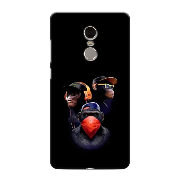 Чехол с принтом «Три обезьяны» для Xiaomi Redmi Note 4