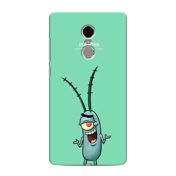 Чохол з принтом «Персонаж Планктон» для Xiaomi Redmi Note 4