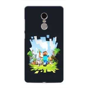 Чохол Майнкрафт на Xiaomi Redmi Note 4 (AlphaPrint) Minecraft (персонажі Minecraft)