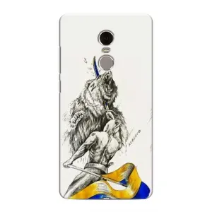 Чохли (Доброго вечора, ми за України) для Сяомі Редмі Ноут 4 (AlphaPrint) (Перемога)